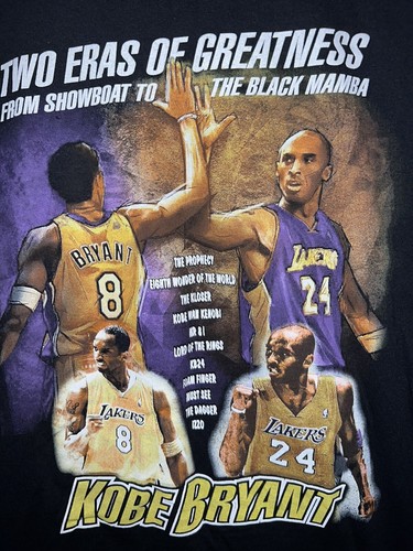 Kobe Bryant Los Angeles Lakers 2017 Jersey Retirement Shirt Men Size Medium 8 24 - Picture 7 of 10