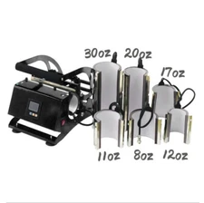 Sublimation Printer Skinny Mug Plus Tumbler Heat Press Machine 20oz 30oz Tumbler