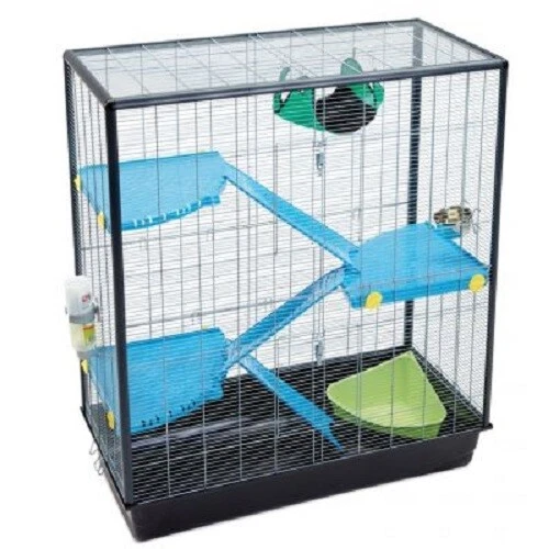 Rat Cage Extra Tall Ideal for Ferret Gerbil 3 Levels Hammock Snap Lock  Doors