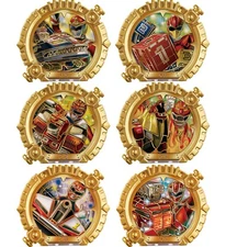 No.1 Sentai Gozyuger DX 6 Legend Sentai Ring Set Bandai NEW FedEx F/S