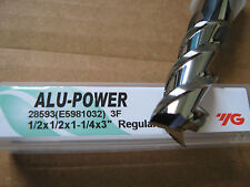 5 Pcs 3//16/" YG1 Alu-Power 3 Flute Regular Length Carbide End Mill TiCN Coated