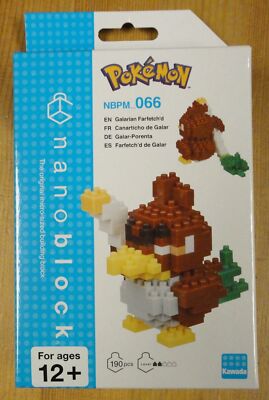 Kawada Pokemon Galarian Farfetch'd Nanoblocks Kit BNT21862 | eBay