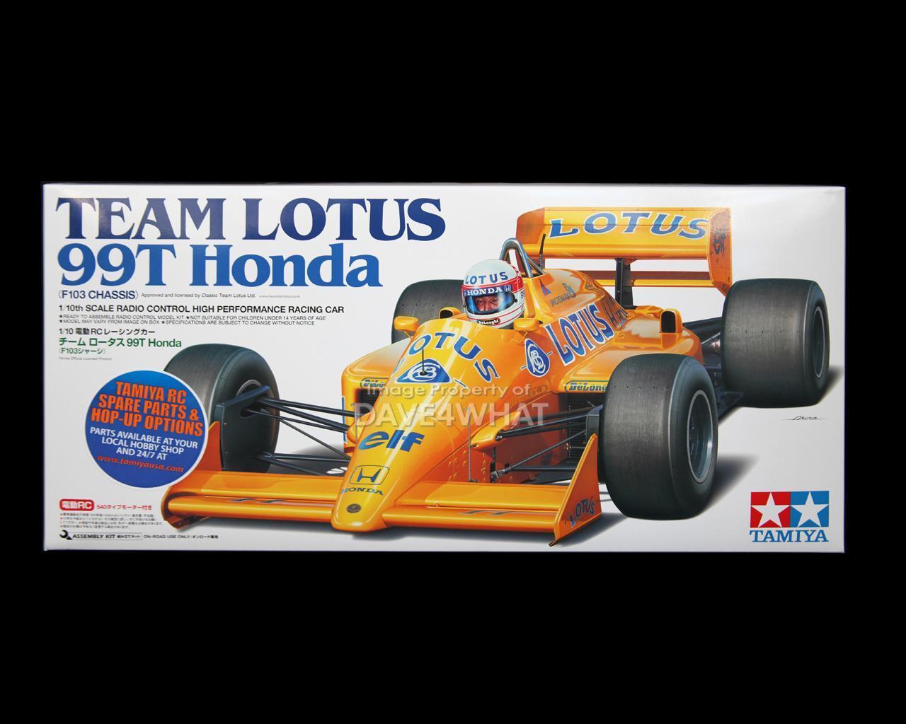 Tamiya 1/10 F1 LOTUS 99T HONDA R/C Car Kit # 84191 New