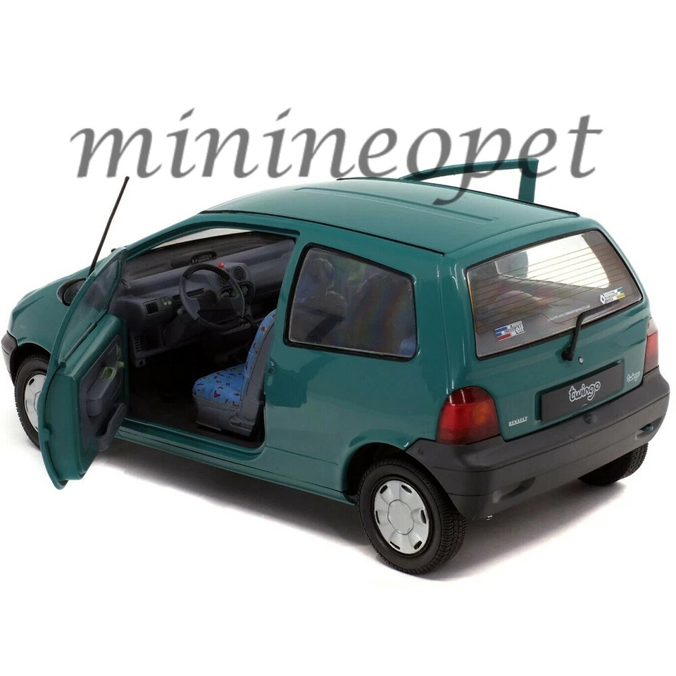 SOLIDO S1804001 1993 RENAULT TWINGO MK.I 1/18 DIECAST MODEL CAR GREEN - Image 4 of 4