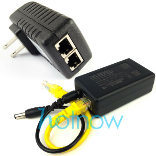 Gigabit 802.3at 24 Watt PoE Kit (Splitter + Injektor) 12 V 2A Power over Ethernet - Bild 1 von 8