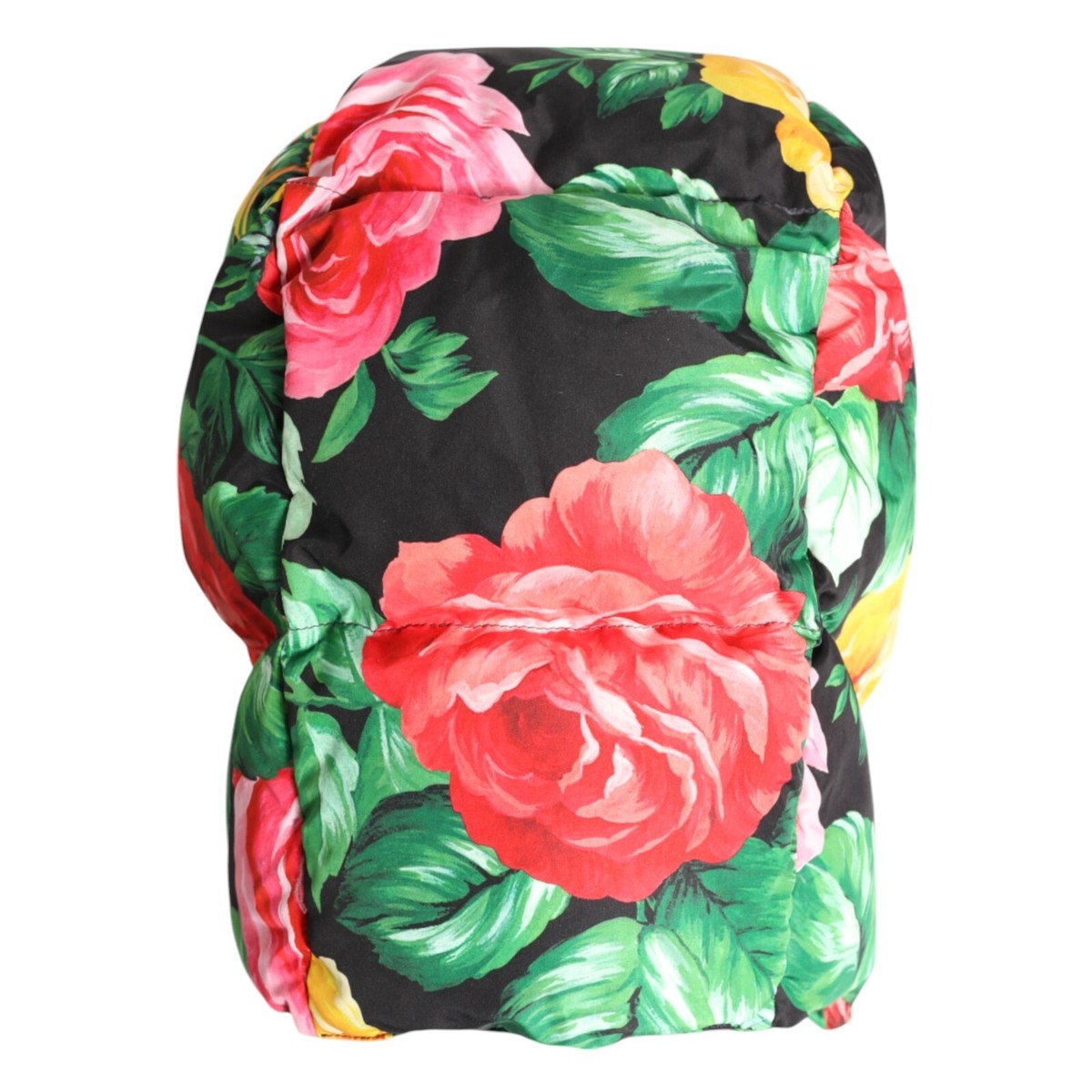 DOLCE & GABBANA Hat Multicolor Floral Print Whole Head Wrap