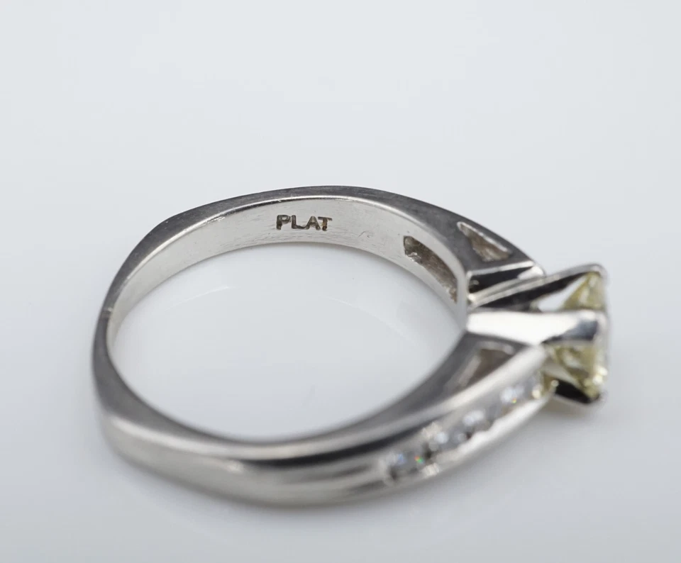 Scott Kay Platinum 1.32 ctw Diamond Euro Shank Ring Size 8 Free Shipping RG3446 - Image 4 of 4