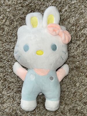 Hello Kitty Easter Bunny Rabbit 10  Soft Toy Plush Classic Pastel Easter