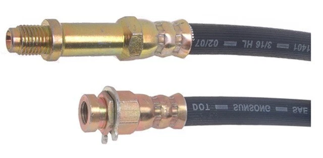 Manguera hidráulica de freno delantera Raybestos 358CW47 1970 para Chrysler 300 1969-1971 Foto 2 de 3