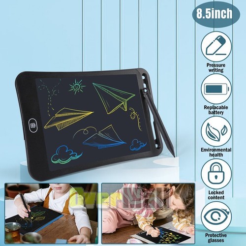 10inch LCD Writing Tablet Colorful Drawing Pad Kid's Gift Children Toddlers Toys - Picture 25 of 39
