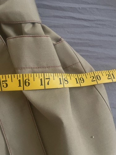 Vintage 70er Kleid Willi of California Trench Shift Gr. 14 Knopfleiste Shirtkleid Geek - Bild 15 von 18