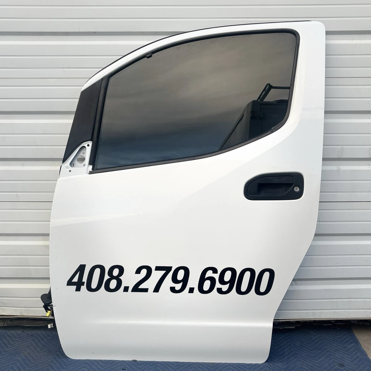Manija Exterior Trasera Izquierda (conductor) Para Chevrolet City Express Y Nissan NV200 2013-2021, Negra Texturizada, Evan-Fischer