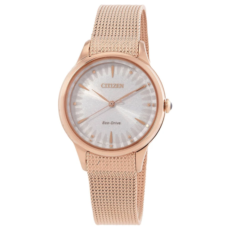 Reloj Citizen Serie L Eco-Drive Esfera Blanca Damas EM1153-88A