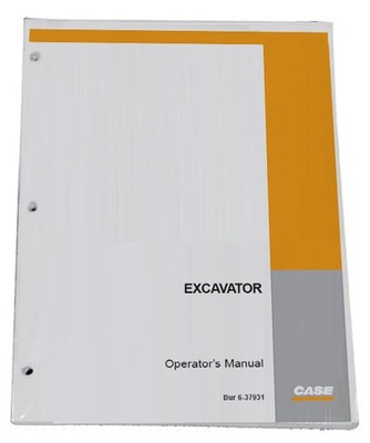 CASE CX36B Compact Crawler Excavator Owners Manual Operators Maintenance Book