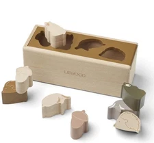 LIEWOOD - MIDAS PUZZLE BOX - Contemporary Sorting Baby Toy 100% Beechwood