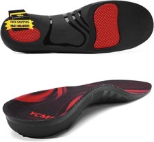 Heavy-duty Orthotic Insoles for Plantar Fasciitis Relief 220 Lbs 1.4-inch High,