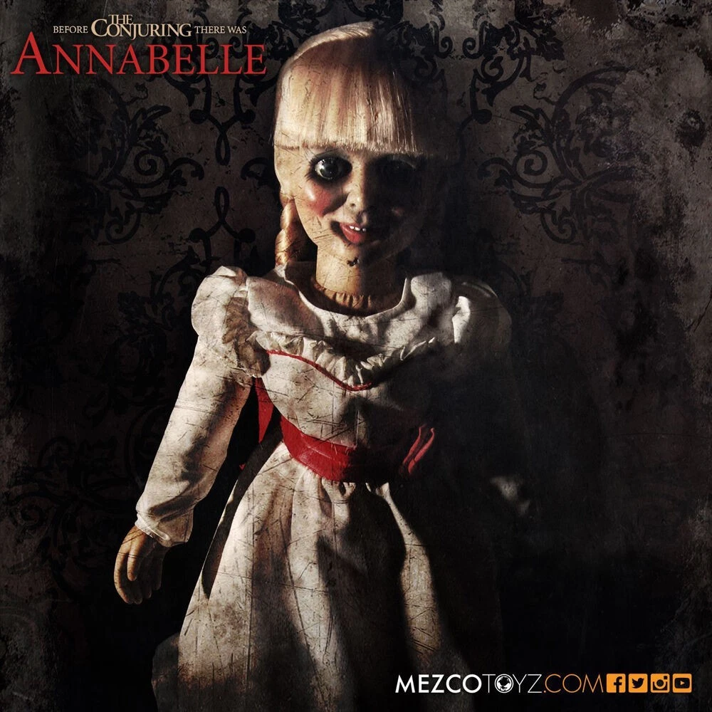  The Conjuring Annabelle Replica Doll Horror Display Figure 46cm 17y+