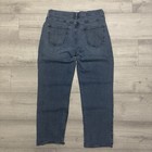 Old Navy Dark Wash Straight Leg Blue Denim Jeans Loose Fit Built-In Tough — photo 3