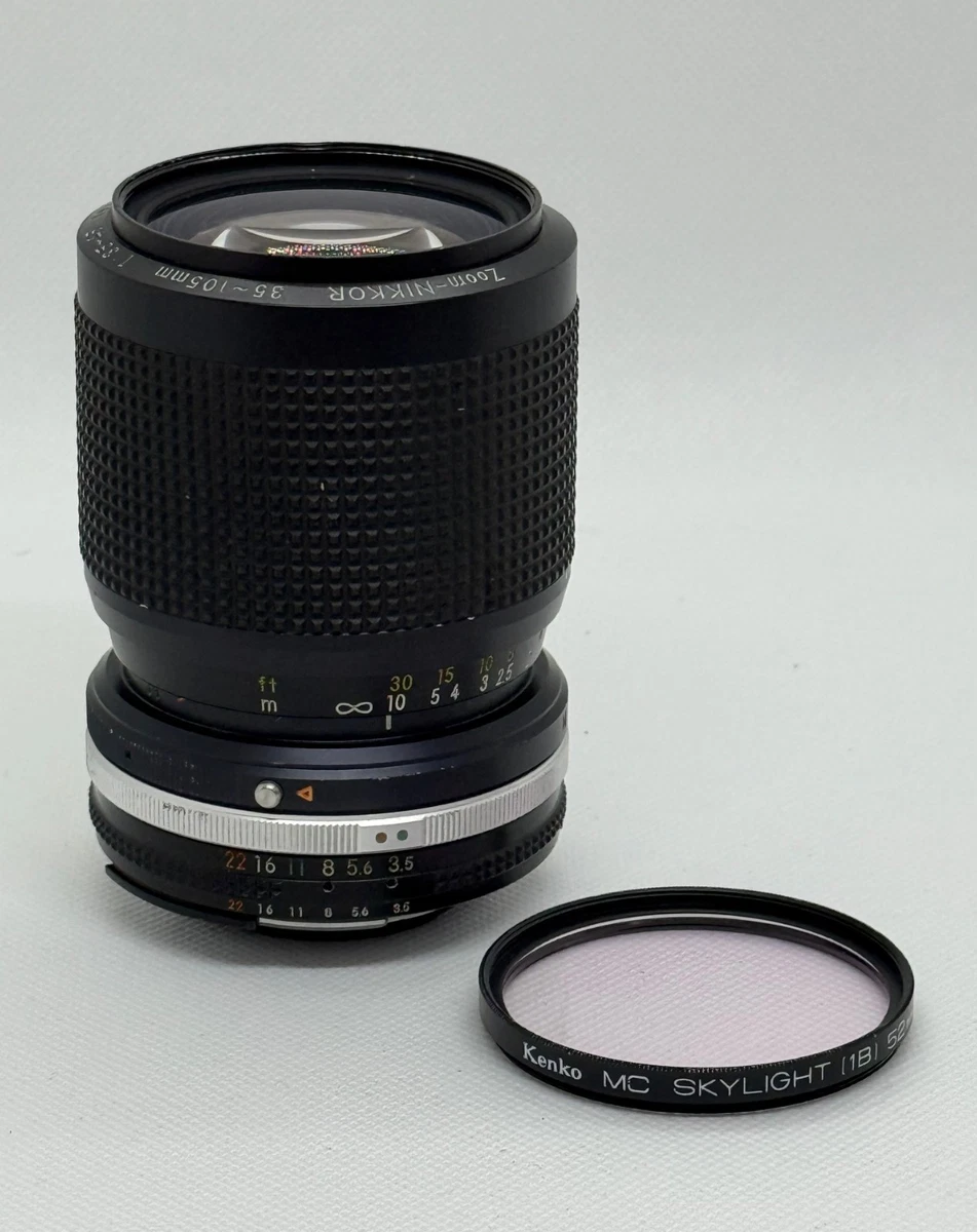 Nikon FE2 Silver / Ai-s Zoom Nikkor 35-105mm F3.5-4.5 Japan [Mint] 5042