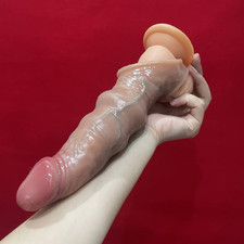 Penis Extender Sleeve Male Cock Ring Realistic Enlargement Device For Women Men