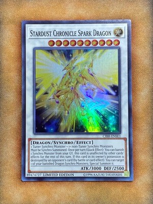 Yugioh Stardust Chronicle Spark Dragon CIBR-ENSE1 Super Rare Limited Edition NM