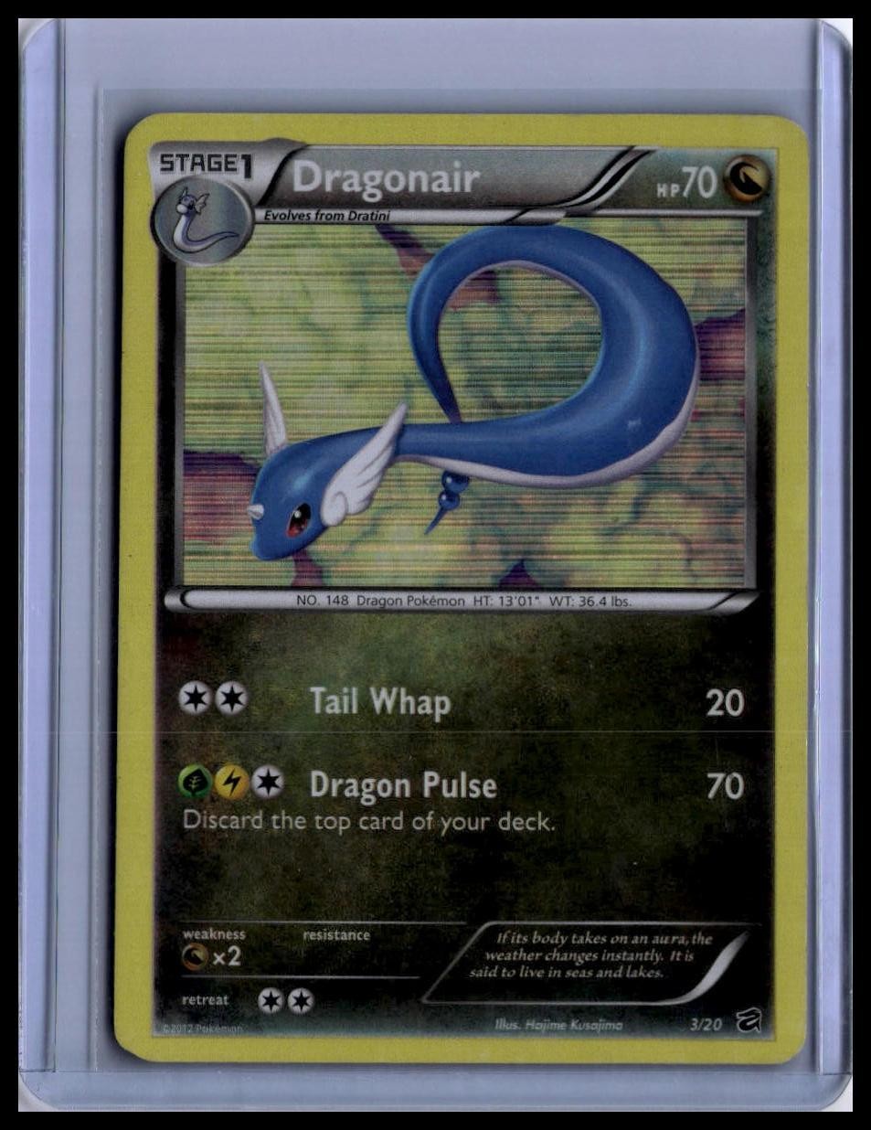 2012 Pokémon Dragon Vault Dragonair (3) #3/20