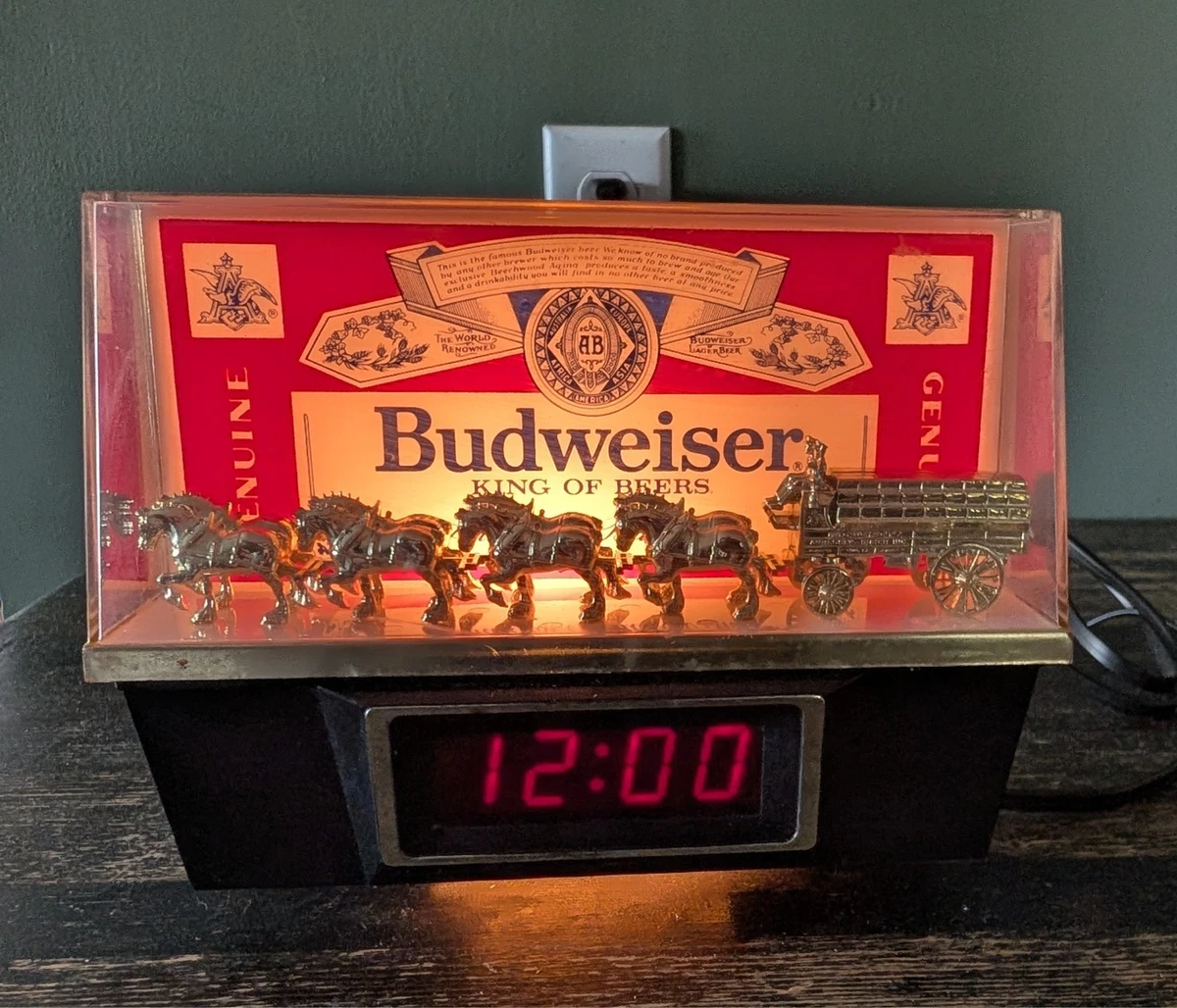 ★新品★ バドワイザー 掛け時計 1960年 デッドストック Bud Light budweiser beer clock products for sale | eBay