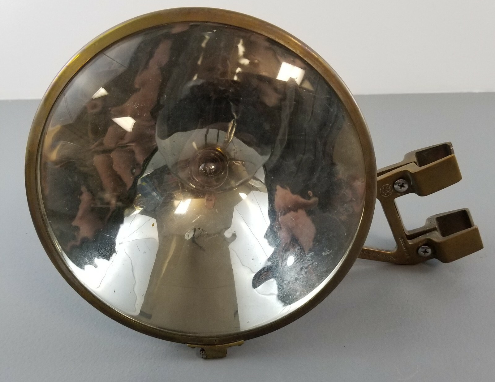 1914 1915 1916 1917 HARLEY DAVIDSON INDIAN MOTORCYCLE KAUFMANN SPOTLIGHT BRASS