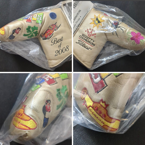 Scotty Cameron Best of 2008 Blade Putter Headcover Limited Ivory Leather Japan