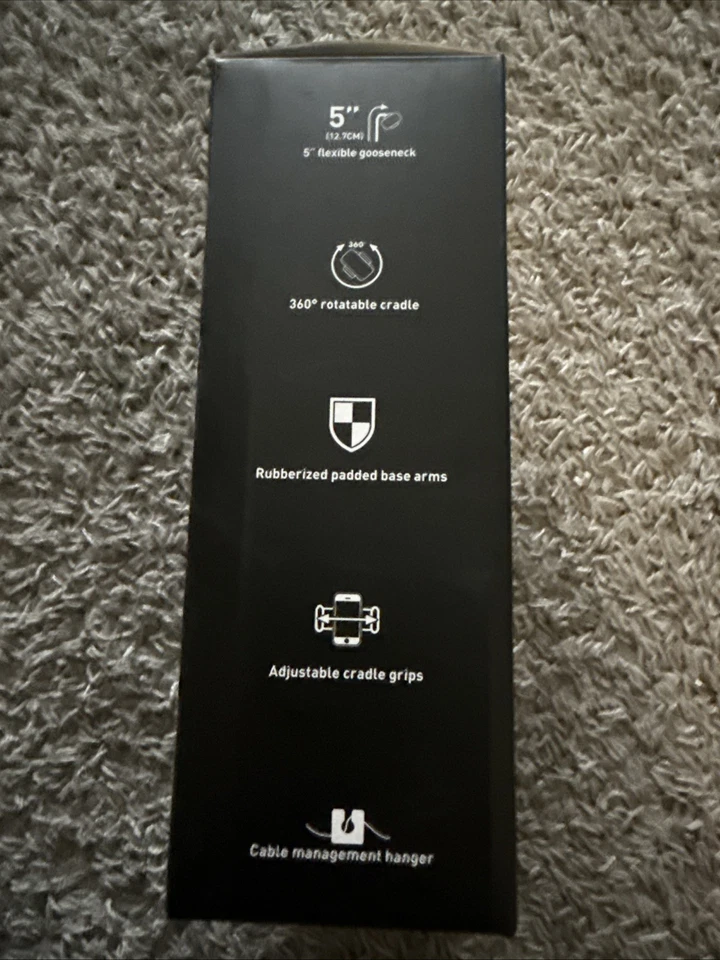 Macally MCUP3WXL 5” 可调式汽车杯手机支架支架 — 第 2/3 张图片