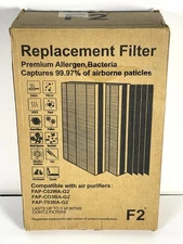 F2 A2 True HEPA Filter Replacement for Filtrete Room Air Purifier FAP-C02WA-G2