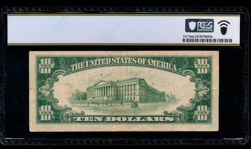 AC 1934A North Africa $10 PCGS 25 Fr 2309 - Picture 2 of 2