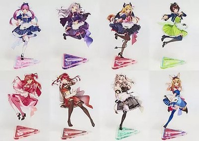 Hololive Acrylic Stand Set of 8, Characters Including Aqua & Shion, 80mm  Holol