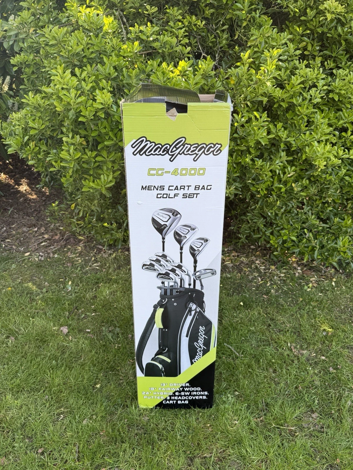 Macgregor CG-4000 Full Set Golf Clubs Woods Irons Putter With Cart Bag - New