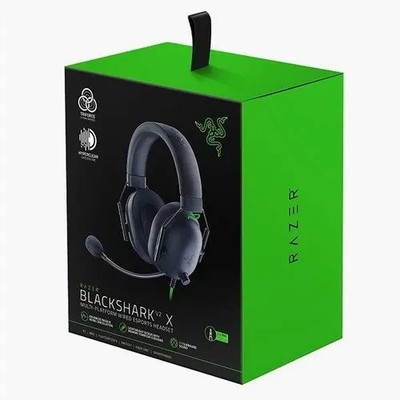 NIB Razer Blackshark V2 X Black Over the Ear WIRED Gaming Headset