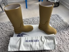 Stivali di gomma Burberry UK 2,5 EU 35 nuovi