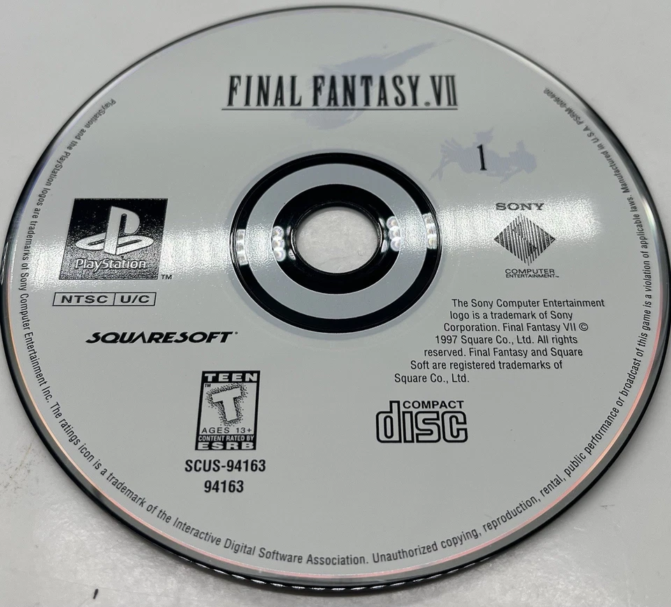 Final Fantasy XII 7 Sony PlayStation 1 Completo Probado 3 Discos Set Squaresoft '97 Foto 2 de 4