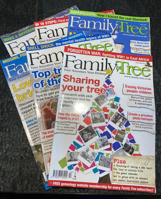 Family Tree Magazines  - genealogy -  6 x issues 2014