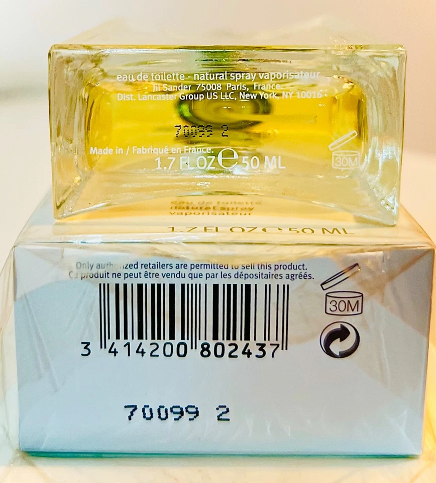 Fragancia Jil Sander, pura para hombre, Edt, 50 ml Foto 3 de 4