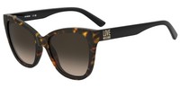 Moschino Sonnenbrillen MOL097/S 086/HA Havana Braun Damen