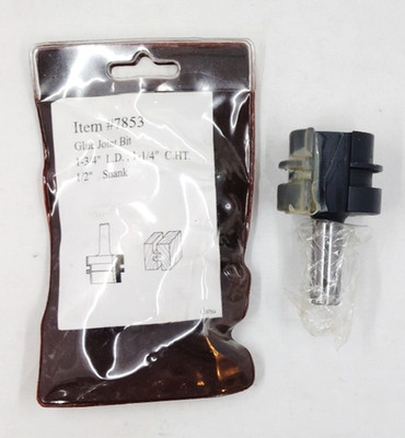 Unbranded Glue Joint Bit With 1/2'' Shank and 1-3/4'' Diameter #7853