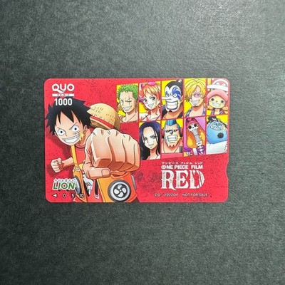M3028 Straw Hat Crew Luffy One Piece Film Red QUO Card Nami Robin J30