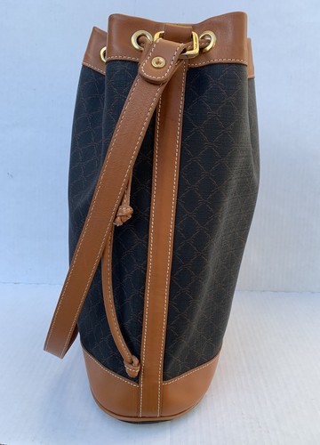 Longchamp Vintage Leather Brown Crossbody Bucket Bag - Picture 3 of 11