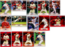 2025 Stadium Club PHILADELPHIA PHILLIES Complete Base Team Set +++ Harper Red