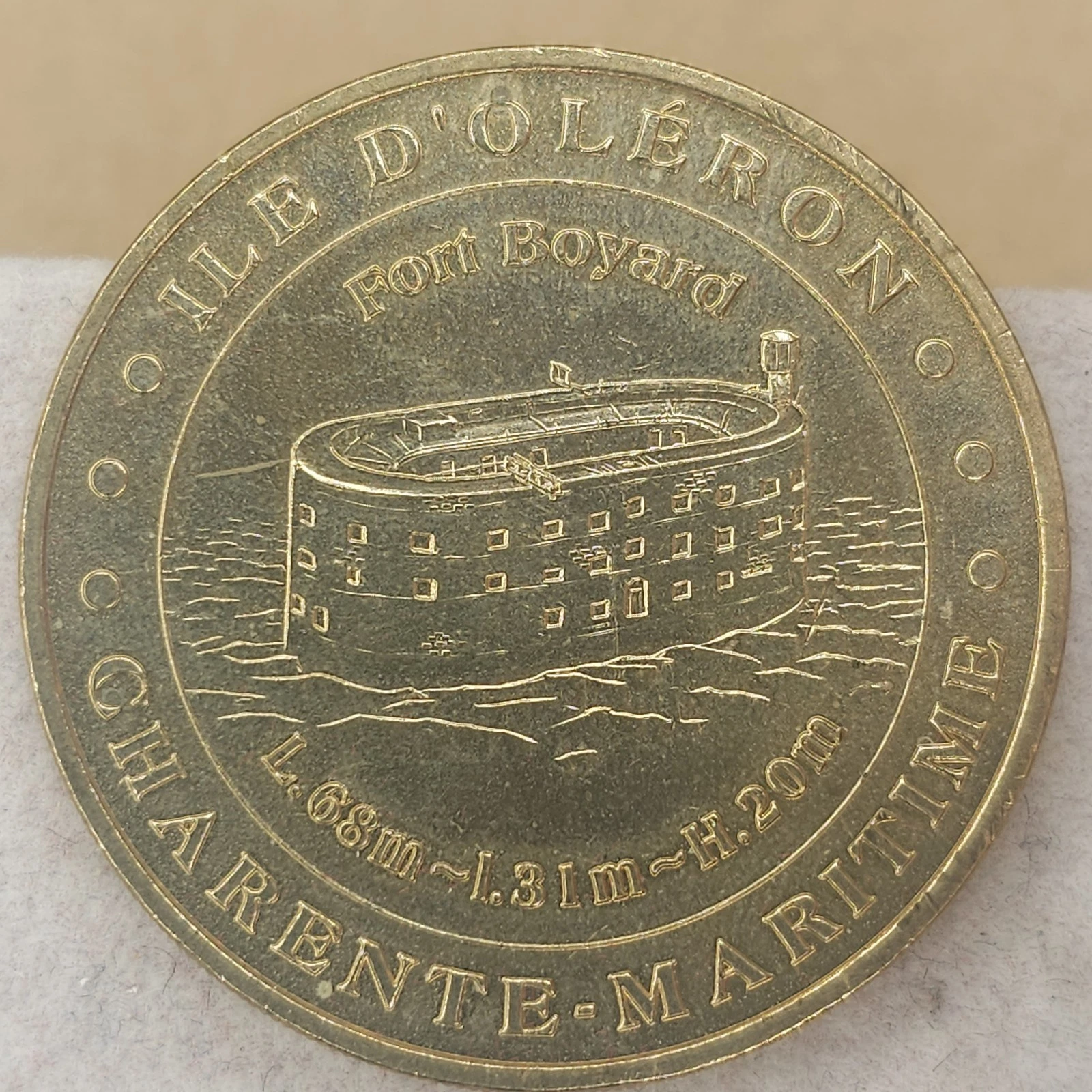 île d'Oléron - Fort Boyard - 2004 - Jeton Touristique Monnaie de Paris