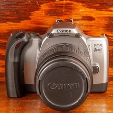 Canon Eos Rebel K2 35mm Film SLR Camera W 35-80mm Lens Tested Working