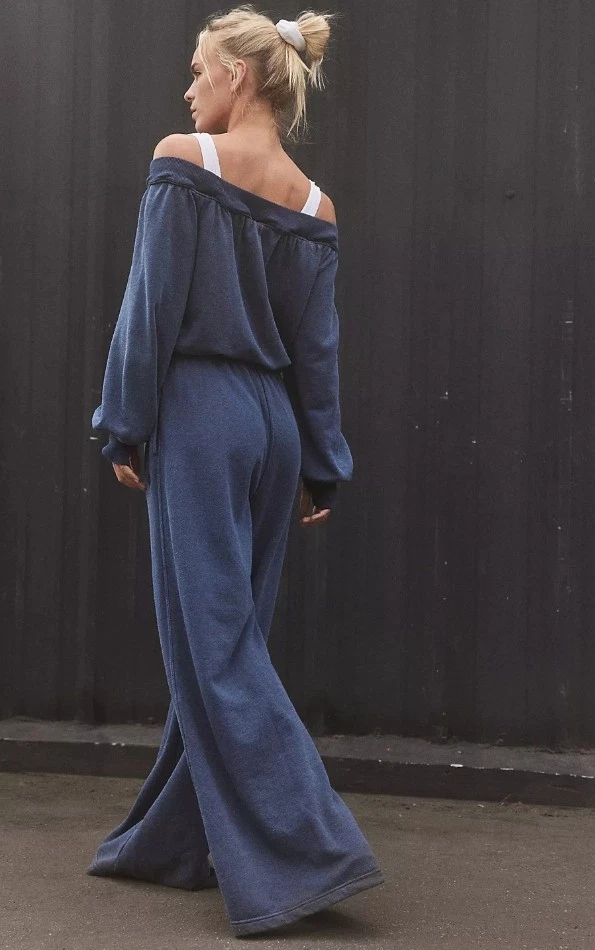 FP MOVEMENT BY FREE PEOPLE One to Beat Jumpsuit Midnight Navy L NWOT FP-291 - Image 2 of 4