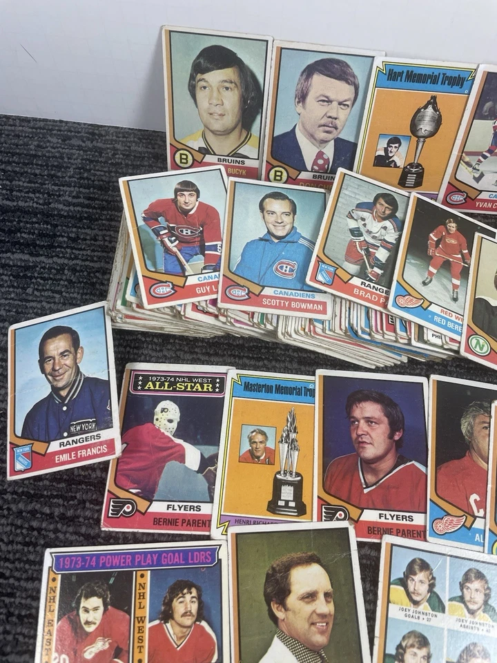 🔥 De colección • Lote de tarjetas de hockey Topps 1974-75 • Bowman Parent Red Wings Rangers... Foto 4 de 4