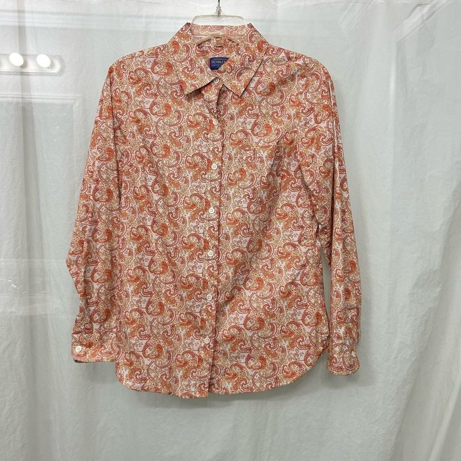 Pendleton Womens Button Down Small 100% Cotton Pa… - image 1