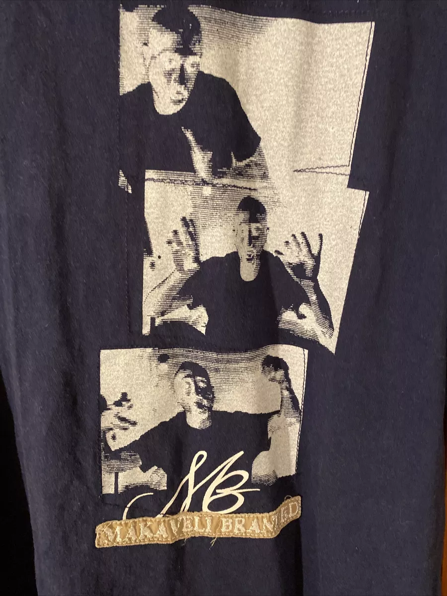 Vintage Tupac Shakur Makaveli Brand Mens Big Face XL Rap Tee 00's Hip-Hop 2pac